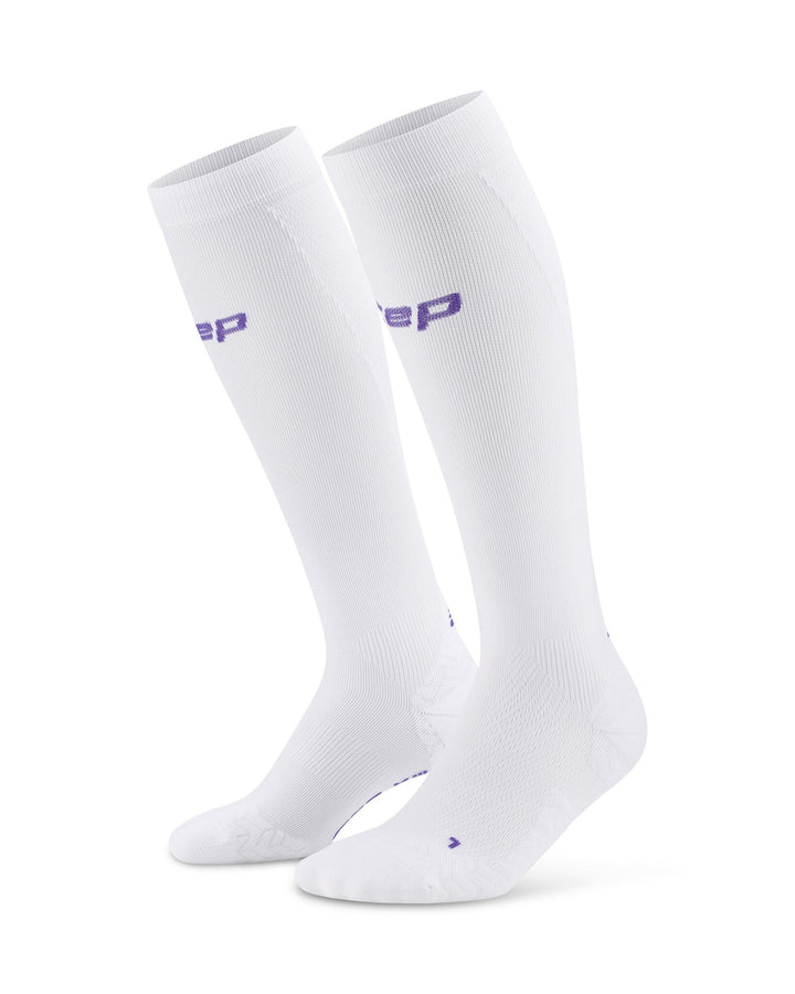 CEP Core Run Ultralight Compressiekousen - Wit