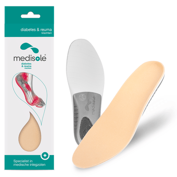 Medisole diabetes en reumaklachten steunzolen